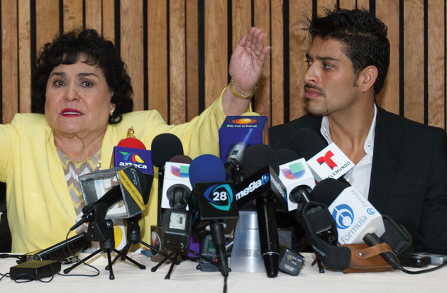 carmen salinas y Omar suarez