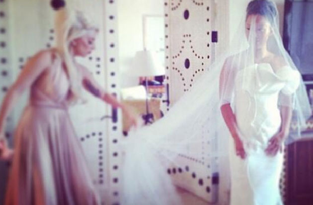 Lady gaga en boda