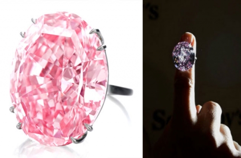 Diamante Pink Star